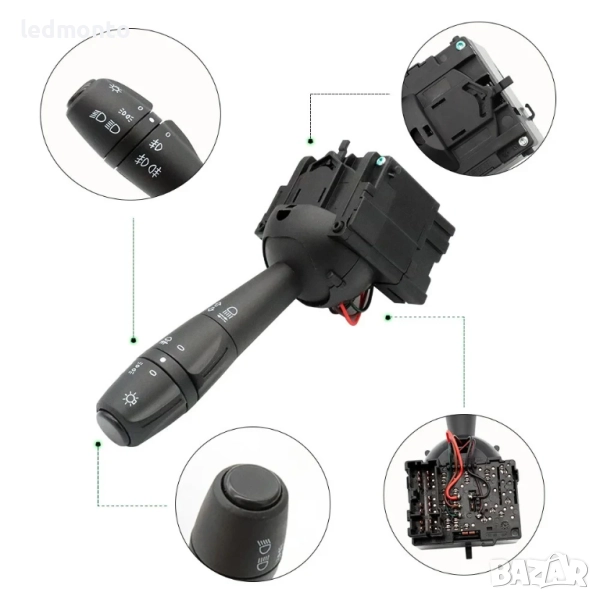 Лост за Волана – Превключвател за Мигачи и Фарове Renault Dacia, снимка 1