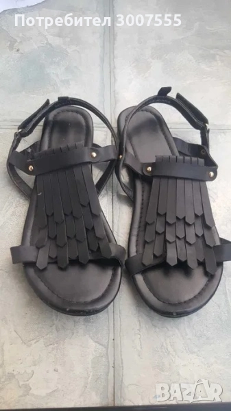 детски кожени сандали Zara, снимка 1
