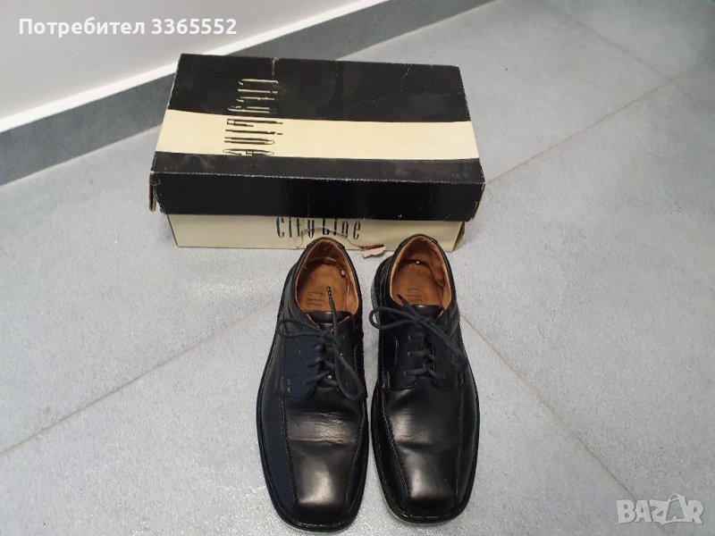 Официални мъжки обувки, черни, снимка 1