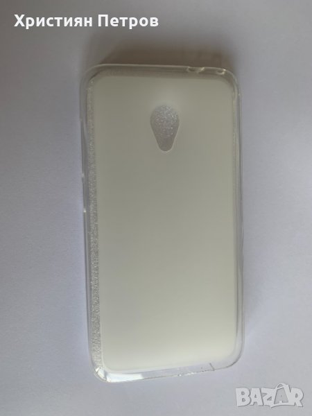 Tънък прозрачен матов калъф за alcatel U5, снимка 1