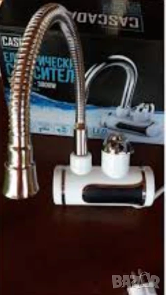 Смесител за вода с нагревател за мигновено загряване, снимка 1