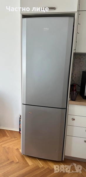 Хладилник Beko inox 186см., снимка 1