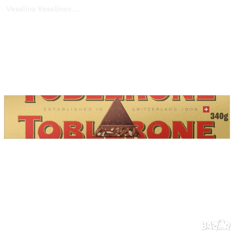 Тоблероне (Toblerone ) -340 гр.различни видове, снимка 1