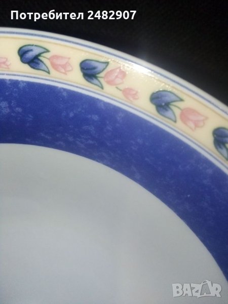 Комплект стари порцеланови купи - 3 бр. , снимка 1