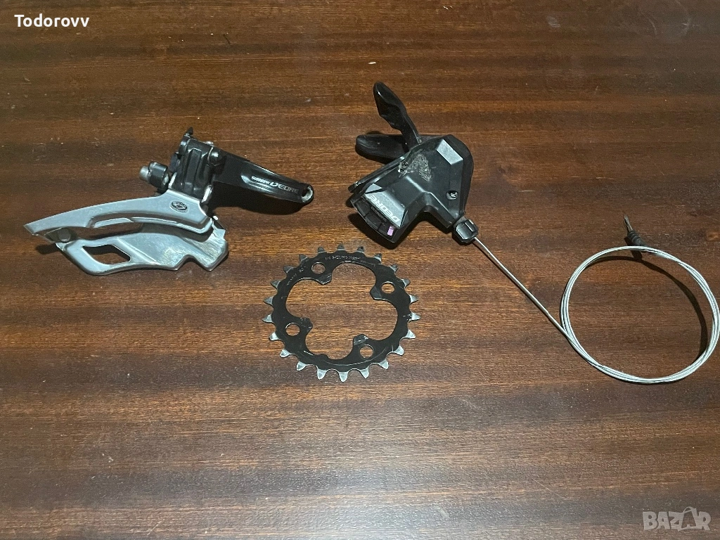 Преден дерайльор, команда и плоча , снимка 1