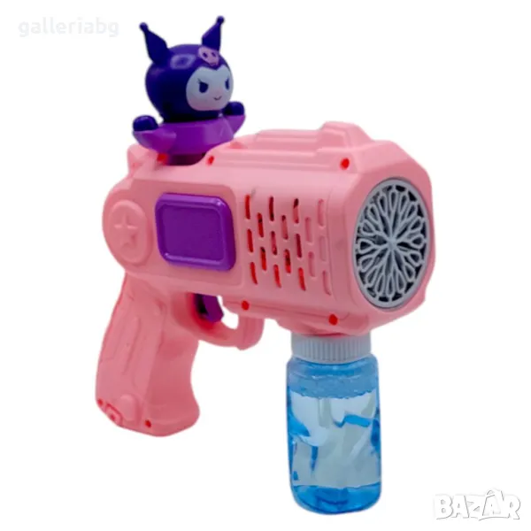 Електрически пистолет за мехурени балончета (супербум) Kuromi, снимка 1