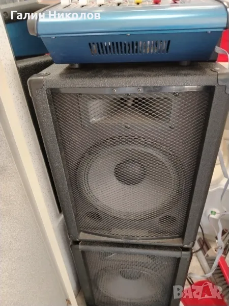 Колони и пулт с вграден усилвател, снимка 1