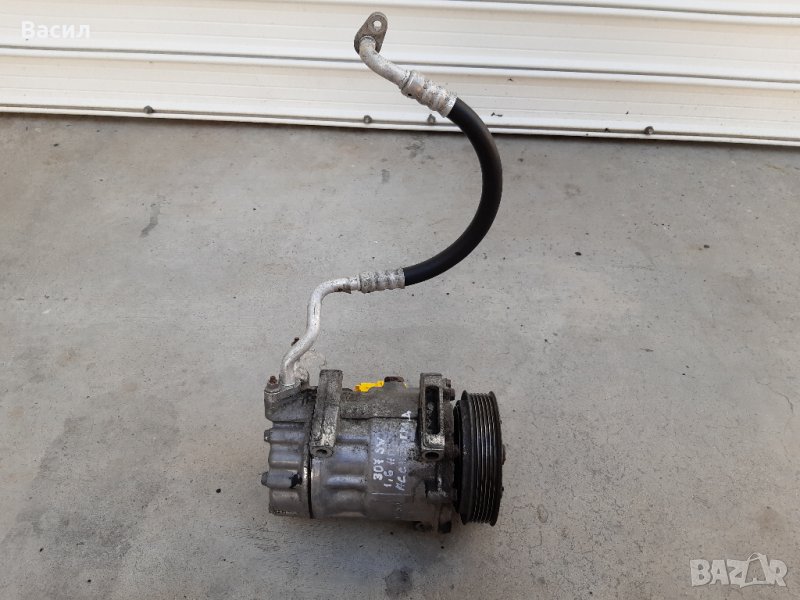 Компресор климатик Peugeot 307 SW ЧЕРНО 1.6 HDI 1.6hdi Пежо 307 СВ Комби ЧЕРНО 1.6 ХДИ 1.6хди pejo, снимка 1