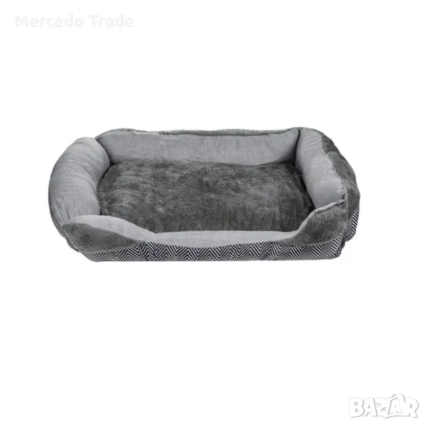 Легло за домашни любимци Mercado Trade, Правоъгълно, Сив, снимка 1