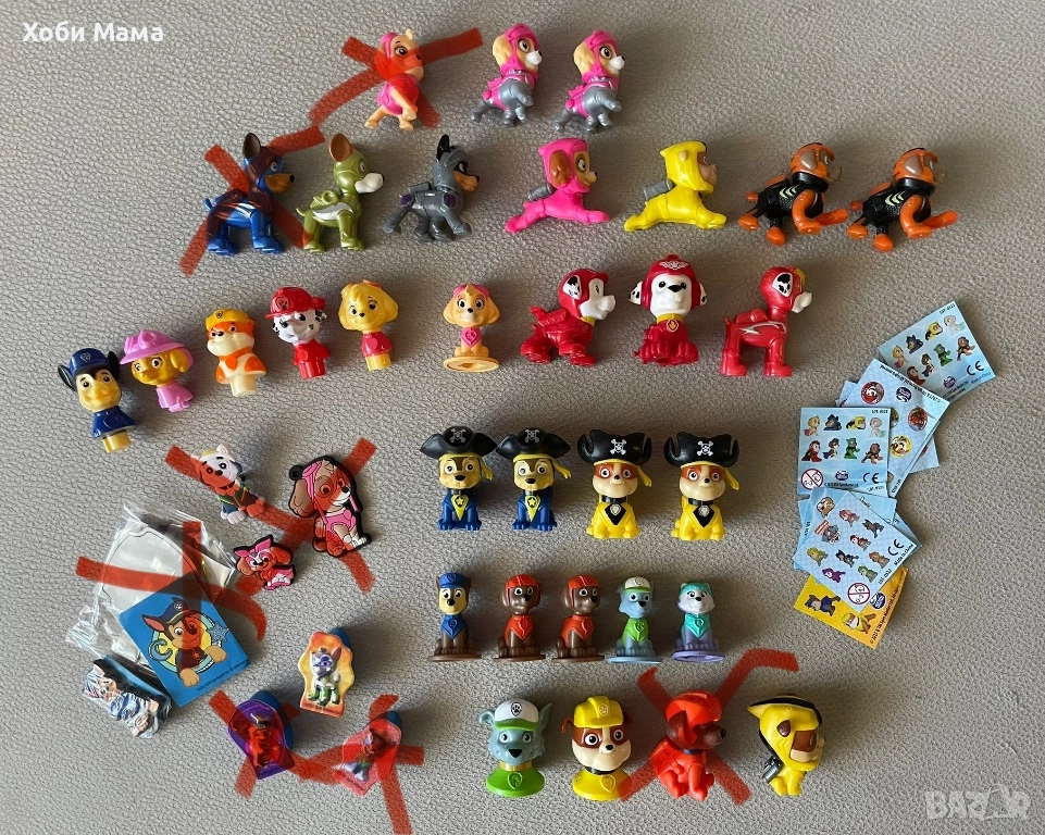 Пес патрул - Фигурки от пудинг яйца, снимка 1