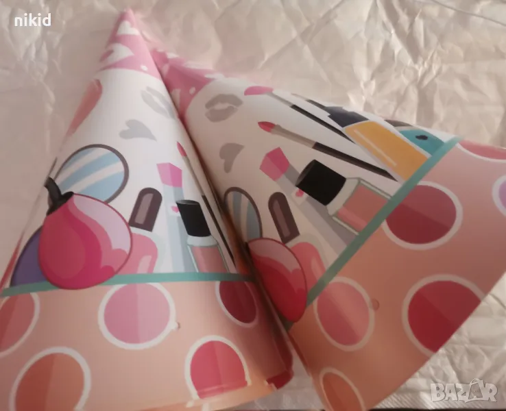 Мода сенки грим козметика картонена парти шапка шапки рожден ден , снимка 1