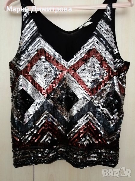 Парти потник с пайети H&M, снимка 1