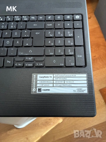 Лаптоп Packard Bell Easy Note PEW91, снимка 3 - Лаптопи за дома - 54326245