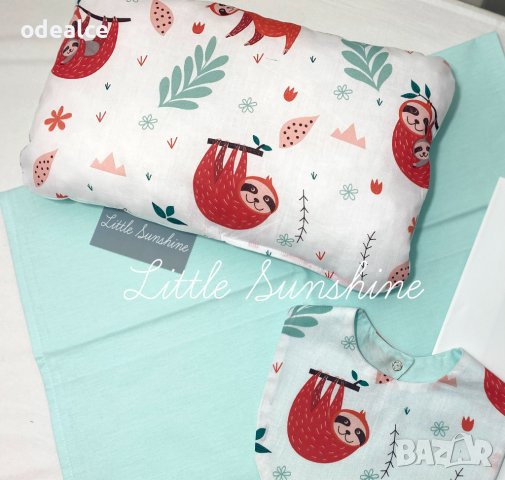 Baby Sloth Gift Set 3 части - подаръчен комплект за бебе, снимка 5 - Комплекти за бебе - 36890232