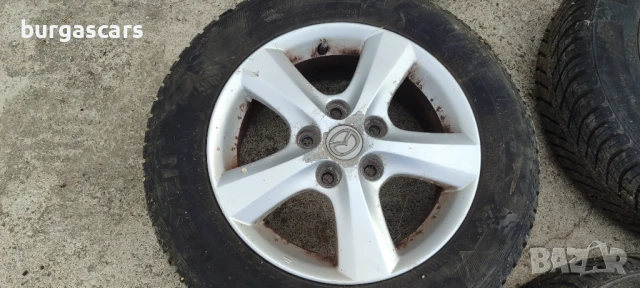 Алуминиеви джанти 15ки Mazda 3 - 200лв, снимка 3 - Гуми и джанти - 51214982