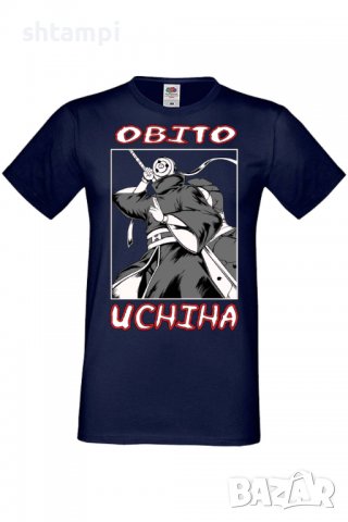 Мъжка тениска Naruto Obito Uchiha,Анимация,игра,Празник,Повод,, снимка 6 - Тениски - 38120778