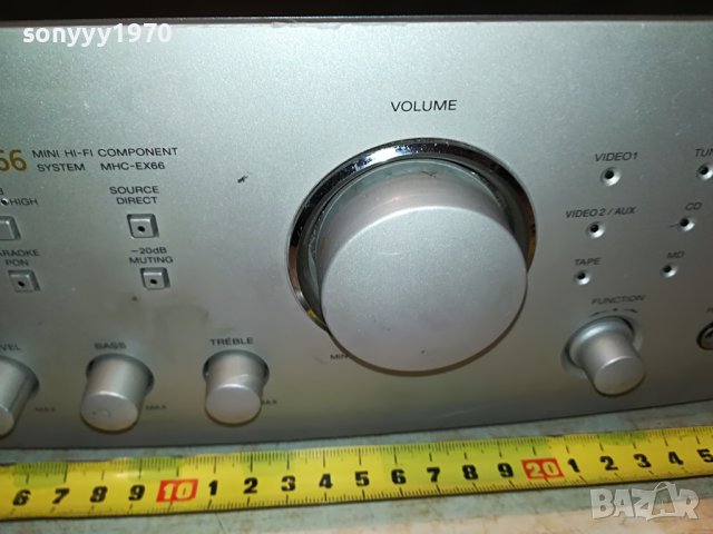 SONY TA-EX66 STEREO AMPLIFIER-MADE IN JAPAN 1109221056, снимка 6 - Ресийвъри, усилватели, смесителни пултове - 37965124