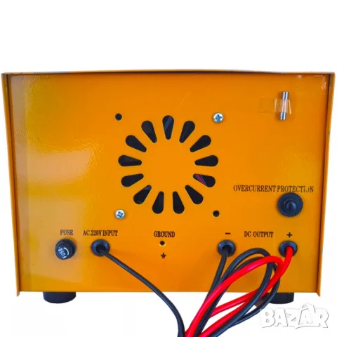 Професионално зарядно за акумулатор 12V/24V до 60A с амперметър, снимка 3 - Аксесоари и консумативи - 55865443