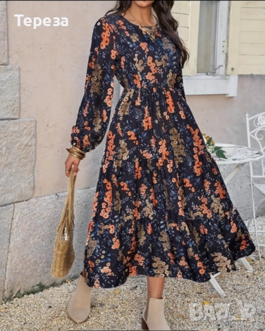 🆕️ Цветна рокля / XXL, снимка 8 - Рокли - 52470554