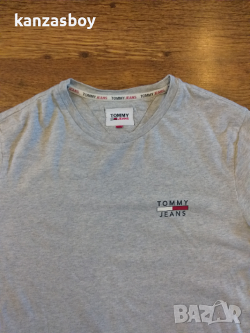 Tommy Hilfiger - страхотна мъжка тениска С, снимка 5 - Тениски - 44658242