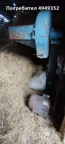 Ямболска фуражомелка, монофазна 220 V, Елпром 1,1 kW + 5 сита, снимка 2 - Електродвигатели - 56198676