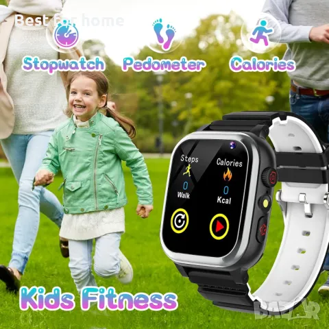 Смарт часовник- телефон JUBUNRER за деца 2025, снимка 5 - Детски - 48735791