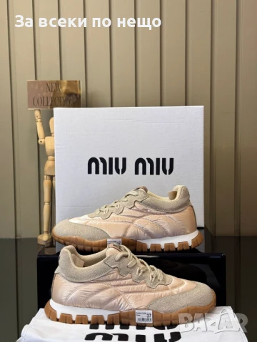 Miu Miu Дамски Маратонки👟Дамски Спортни Обувки Миу Миу - Налични Различни Цветове Код E763, снимка 4 - Маратонки - 51315148