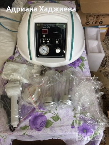 Продавам ново микро-кристално и диамантено дермабразио, снимка 4 - Козметични уреди - 37378595