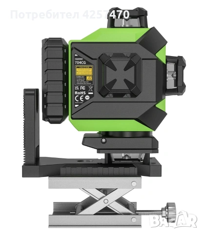 ЛАЗЕРЕН НИВЕЛИР HUEPAR 704CG, снимка 4 - Други инструменти - 53005152