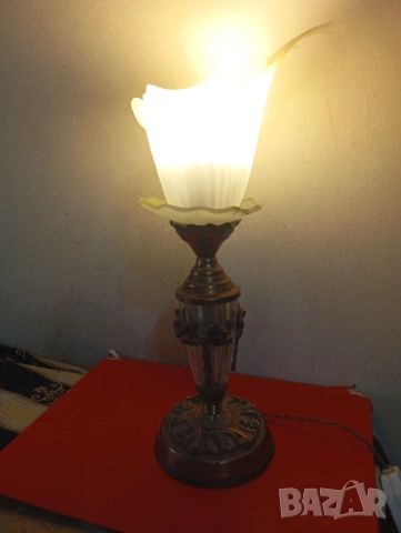 Настолна лампа стил Наполеон, снимка 4 - Настолни лампи - 53896471