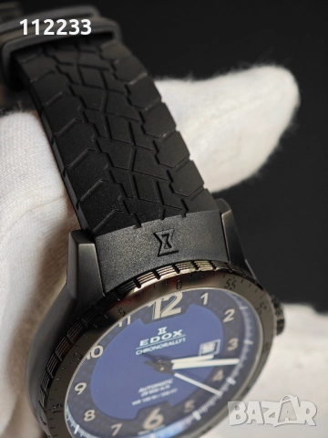 БАРТЕР Edox Chronorally 1 Black Automatic, снимка 4 - Мъжки - 51993681
