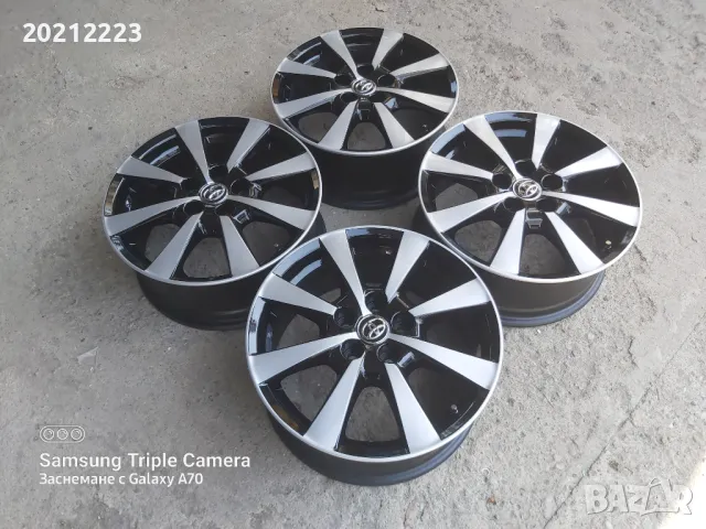 4 броя алуминиеви джанти за Toyota Rav4,Corolla,Auris,Avensis,Camry 17, снимка 8 - Гуми и джанти - 50109464