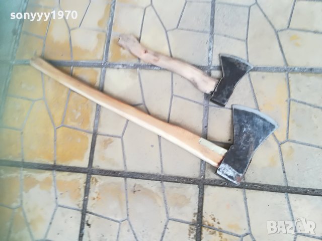 поръчани-брадви острилки 2бр голяма и малка 2101231712, снимка 12 - Антикварни и старинни предмети - 39384992