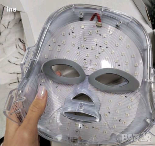 Фотодинамична лед маска за лице, снимка 4 - Козметика за лице - 44323324