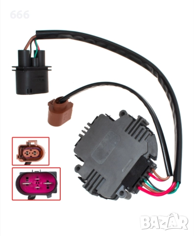 Модул за управление на вентилатора за охлаждане на автомобилния радиатор