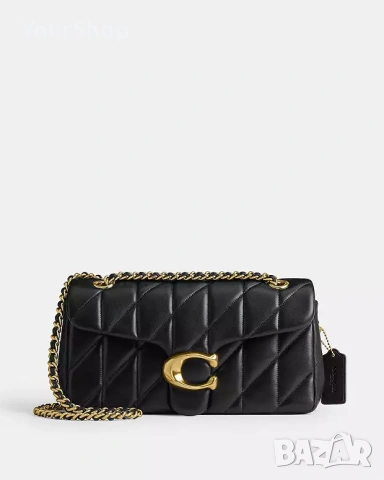 Дамска чанта Coach Tabby Shoulder Bag 26 в черен цвят, снимка 9 - Чанти - 54241645