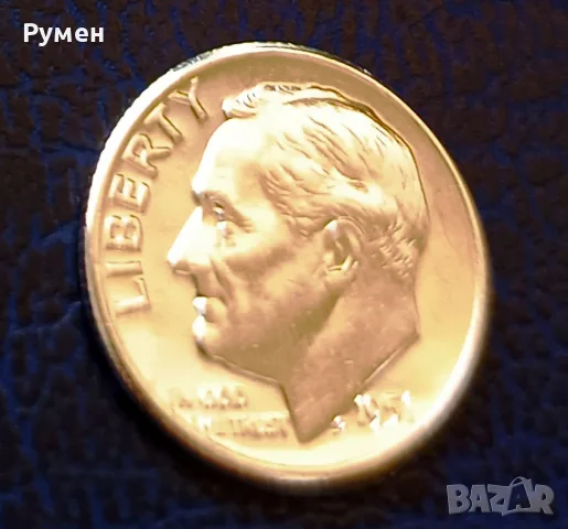 One Dime 1951г-USA.Сребро!