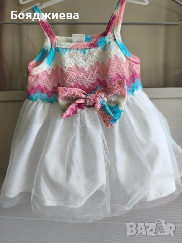 Рокля за малка кукла , снимка 5 - Бебешки рокли - 52677047