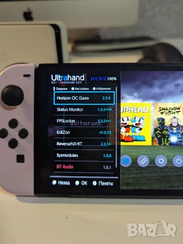 Хакната Nintendo Switch OLED, снимка 4 - Nintendo конзоли - 55775710