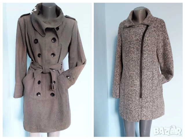 Два различни броя / Вълнено палто "Yessica" special selection и "Jean Pascale" / голям размер 