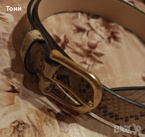 H&M Нов Красив Дамски Кожен Колан М/115см., снимка 16 - Колани - 52684500