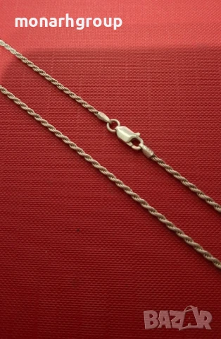 Сребърно колие, снимка 3 - Колиета, медальони, синджири - 50491110