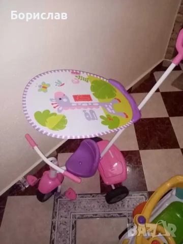 Детска триколка и количка , снимка 3 - Детски велосипеди, триколки и коли - 53286477