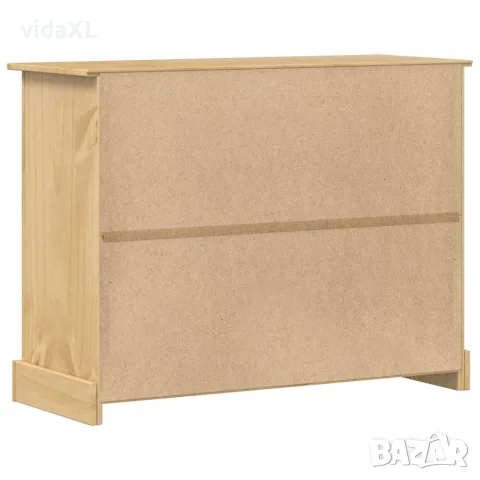 vidaXL Скрин Corona, 112x48x91 см, бор масив, снимка 6 - Скринове - 56147473