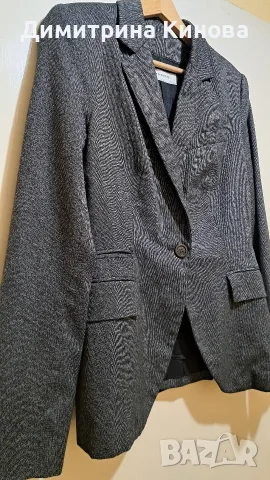 Zara -Дамско сиво меланж сако , снимка 6 - Сака - 56083678