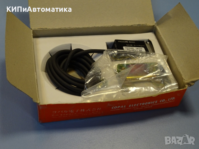 датчик за налягане Copal Electronics PS4-102V-Z pressure switch sensor transducer, снимка 1 - Резервни части за машини - 44601423