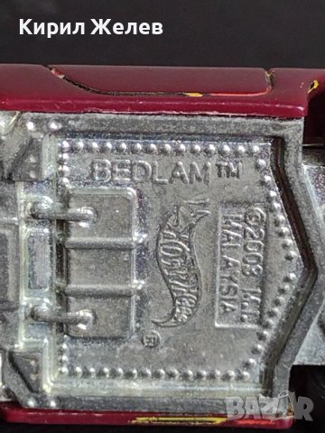 Метална количка BEDLAM MADE IN MALAYSIA рядка за КОЛЕКЦИЯ ДЕКОРАЦИЯ 37648, снимка 9 - Колекции - 40676225