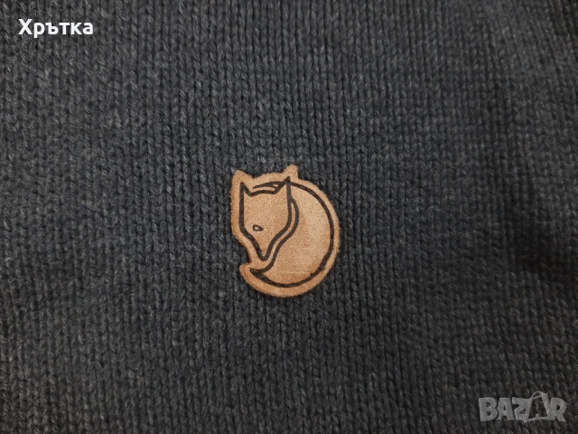 Fjallraven Ovik - Оригинален мъжки пуловер от вълна размер M, снимка 6 - Пуловери - 53302174