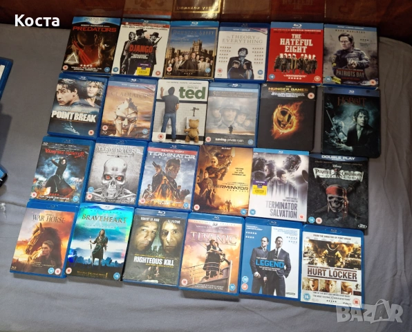 Blu-ray филми(Terminator,Gl