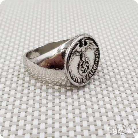 Монета SS  пръстен и значка от нацистка Германия, снимка 7 - Нумизматика и бонистика - 49682604